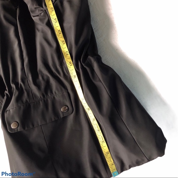 Andrew Marc Girls Winter Jacket Coat M 10-12 Faux Fur BLACK Winter EUC - Picture 13 of 16